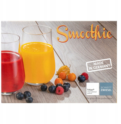 Set gotash Schott Zwiesel Smoothie, kristal TRITAN, 539ml, transparente