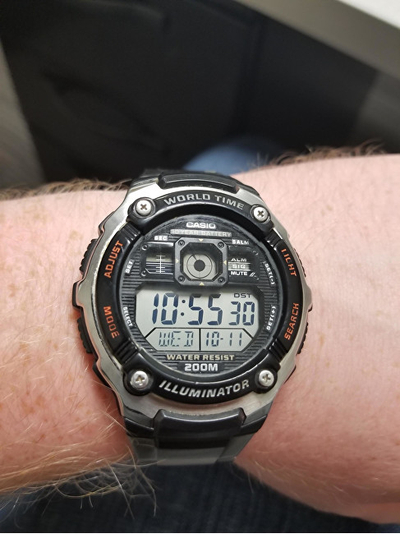 Orë dore Casio Collection AE 2000W-9A