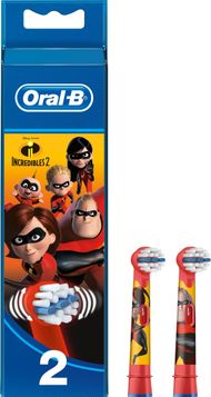 Koka zëvendësuese Oral-B Incredibles, për fëmijë, set 2 copë, shumëngjyrëshe