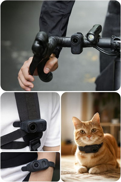 Kuti silikoni SunnyLife ON-ZD050-D, për DJI Osmo Nano, rrip i rregullueshëm, e zezë
