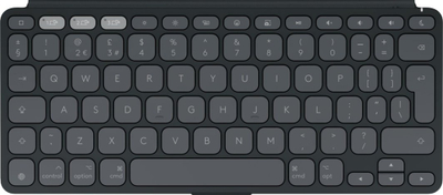Tastierë Logitech Keys-To-Go 2 për iPad, Bluetooth, ultra e hollë, e zezë