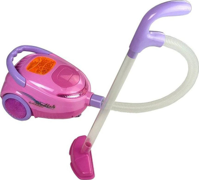 Set pastrimi lodër Leantoys Cleaning Set on a Trolley, me karrocë, me fshesë me korrent, shumëngjyrësh