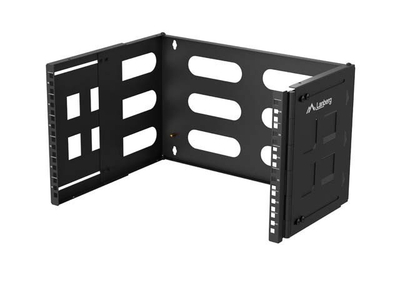 Mbajtës muri Rack 19" Lanberg UCHWYT 6U, 497x400/240 mm, i zi