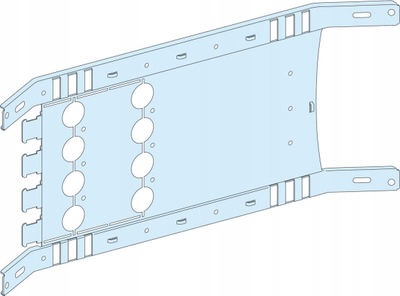 Pllakë horizontale fikse montimi Schneider Electric NS-INS630 LVS03452, çelik, 650mm