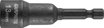 Maje magnetike Graphite, 13 x 65mm, e zezë