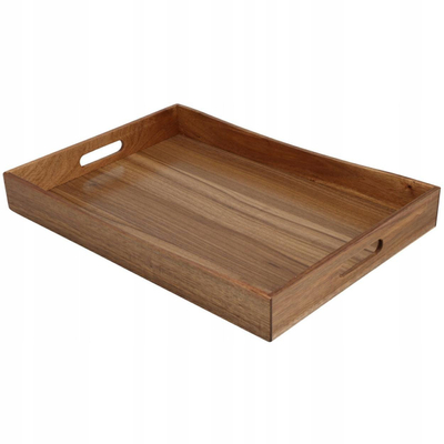 Tabaka bambuje Excellent Houseware, 50 x 35 x 6 cm, kafe