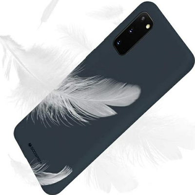 Kapak mbrojtës Mercury Soft për iPhone 15 Plus 6.7", TPU, mat, blu