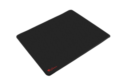 Mauspad gaming Genesis Carbon 500 L Rise, 40x33 cm, i zi me të kuqe