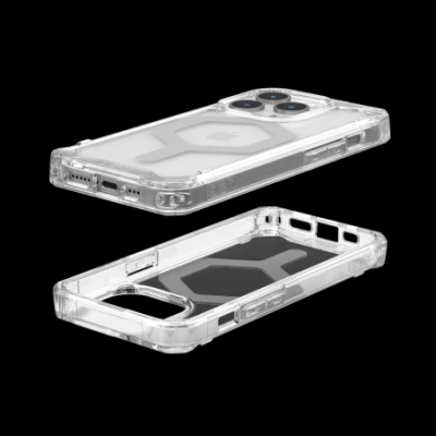 Mbështjellës telefoni Urban Armor Gear Plyo MagSafe, 6.1", transparent, argjendtë