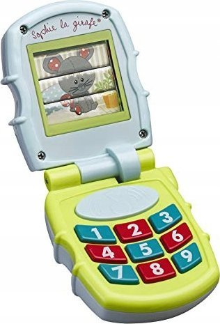 Telefon lodër muzikor Sophie la girafe, aktivitet për bebe, shumëngjyrësh