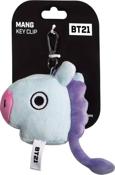Varëse çelësash BT21 MANG, pelush, me kapëse metalike, shumëngjyrëshe