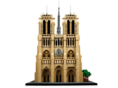 Set LEGO Architecture Notre-Dame de Paris, model dekorativ, shumëngjyrësh