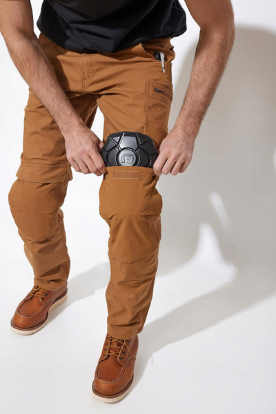 Pantallona pune Carhartt Rugged Flex Ripstop, plot xhepa, bojë kafe