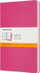Set me fletore Moleskine Cahier Large, 13 x 21 cm, 80 faqe, rozë Kinetic