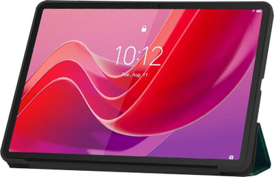 Këllëf tableti Tech-Protect Smartcase Lenovo Tab M11 11", me çuarje automatike, me figurë Sad Cat, jeshile