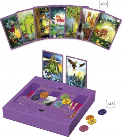 Lojë tavoline Janod Enchanted Stories J02453, 80 letra, 5 vjeç e lart, lejla