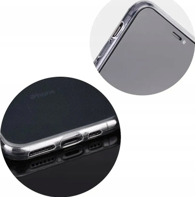 Futrollë mbrojtëse OEM Ultra Slim 0.5mm për iPhone 15 Pro Max, silikon, e tejdukshme