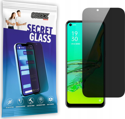 Xham mbrojtës privatësie Grizz SecretGlass për Oppo A11s, i fortë ndaj gërvishtjeve, oleofobik, i tejdukshëm