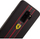 Mbrojtëse telefoni Ferrari Urban për Samsung Galaxy S9 Plus, lëkurë e vërtetë, stil sportiv, e zezë