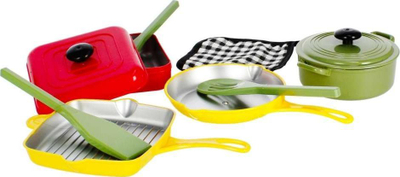 Set loje kuzhine Mega Creative 482905, 10 copë, për kalamaj 3+, shumëngjyrësh