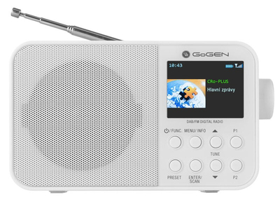 Radio Portative me DAB+, FM, LCD dhe Bluetooth GOGEN GOGDAB500BTCW