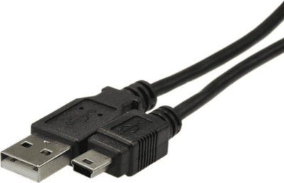 Kabllo Assmann, USB-A në miniUSB, 1.8m, e zezë