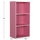 Raft muri Cubicon 38,5x23,5x80Hcm (HM9941.06), rozë/ bardhë