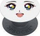 Mbajtëse telefoni Popsockets Sparkle Eyes, grip dhe stand, e bardhë e zezë