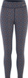 Legginsa termo për goca Kari Traa Rose Light Pant HW, lesh Merino, me print, gri