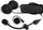 Set shtesë për helmetë Cardo Packtalk Edge HD JBL, boksa 40mm, me mikrofon boom dhe me kabllo, i zi