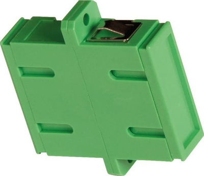 Adapter fibër optike Lanview SC APC, singlemode OS2, jeshil
