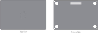 Set mbrojtës JCPal MacGuard 2in1 për MacBook Air 13" M2, film mbrojtës, Space Grey