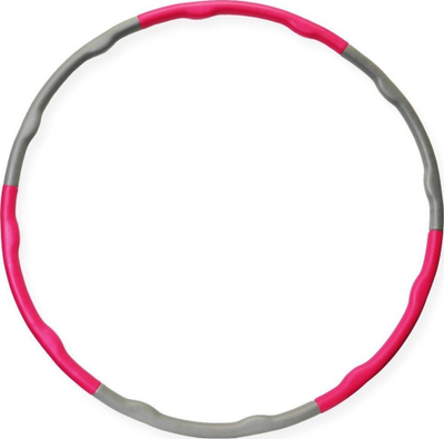 Rreth fitnesi Master Slimming Hula Hoop, 95 cm, 1.2 kg, rozë-gri