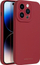 Këllëf telefoni Roar Luna për iPhone 14 Pro, TPU, mat, i kuq