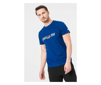 Bluzë PEGAS Multicolor Logo për meshkuj, masa M, blu e errët