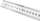 Vizore lineare Neo 72-213, 30 cm, çelik inox, ngjyrë argjendi