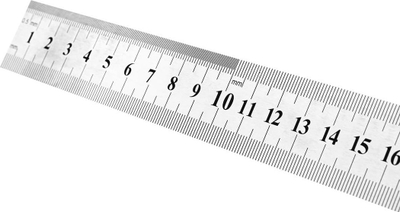 Vizore lineare Neo 72-213, 30 cm, çelik inox, ngjyrë argjendi