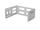 Mbajtës muri rack 19" Lanberg UCHWYT ŚCIENNY, 4U, 497x400/240 mm, gri