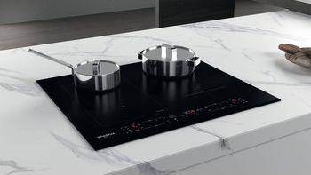 Pllakë gatimi Whirlpool, 7.2 kW, e zezë