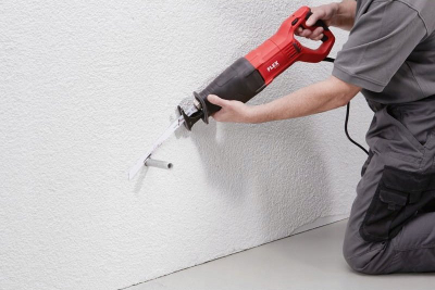 Sharë reciproke Flex RS13-32, 1300W, 230V, e kuqe me të zezë