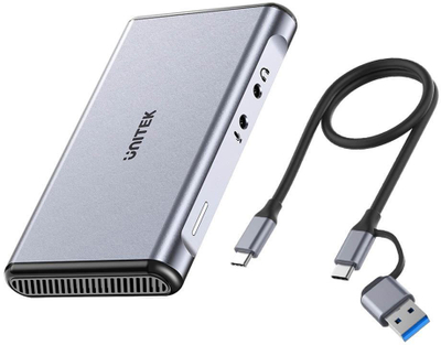 Kartë kapje video Unitek 4K 60Hz, USB C, me dy HDMI Loop Out, gri