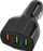 Karikues veture USB QC3.0, 3x USB, 3.1A, me kabllo microUSB, i zi