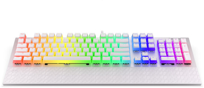 Tastierë Endorfy Omnis Pudding Onyx White Blue, Kailh Blue, US, e bardhë