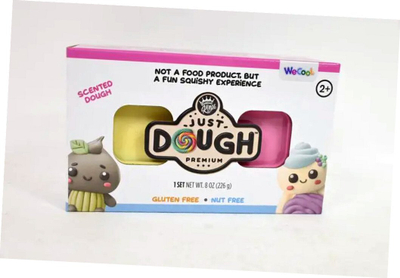 Сет тесто за игра WeCool Just Dough, 2 кутии, со мирис, повеќебојно