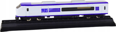 Lodër tren LEAN Toys Alloy Model, shkallë 1:48, metal, bardh e blu