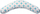 Jastëk shtatzënie Sensillo Pregnancy Pillow Croissant XL, 180x35 cm, pambuk, me zemra ngjyrë turkeze