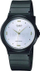 Orë dore Casio MQ76 7A, analoge, me rrip rezine, e zezë