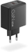 Полнач USB C Lenovo Dual 65W GaN, 2 порти USB C, црн