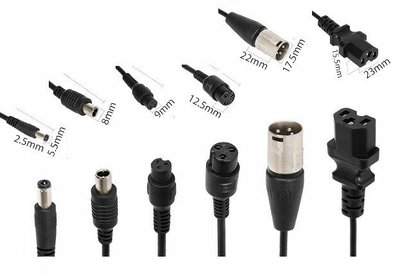 Karikues universal LXG94 për trotinet elektrik, 42V 2A, 230V AC/DC, i zi