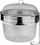 Infuzor çaji Brunbeste BB-1184, çelik inox, me sitë metalike, argjendtë